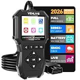 VEHLIVE OBD2 Scanner Diagnostic Tool, Check Engine Light Car Code Reader with Reset, Battery Tester, Live Data, Freeze Frame, I/M Readiness, Car Scanner Diagnostic Tool for All OBDII Car After 1996