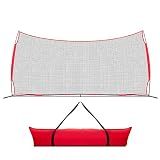 20x10 Lacrosse Backstop – Heavy Duty Lacrosse Backstop Netting, 200 Sq Ft Ball Stop Net for Backyard | Baseball, Soccer, Softball, Basketball, Hockey & Multi-Sport Training | Easy Setup, Portable