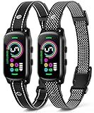 Bark Collar, 2 Pack Dog Bark Collar for Large Medium Small Dogs, Rechargeable Anti Barking Device for Dogs, Smart Training Collar with Beep Vibration 5 Sensitivity, Dog Bark Deterrent Devices
