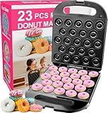 23 Mini Donut Maker Machine – Electric Donut Maker, Non-Stick, Fast Heating, Easy to Use for Home and Restaurants, Perfect for Breakfast, Snacks, Kids Parties, Gift Idea - Makes 23 Doughnuts at Once