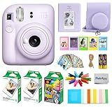 FUJIFILM INSTAX MINI 12 Instant Film Camera (Lilac Purple) + Accessories