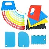 YAFIYGI 7Pcs Textured Art Supplies Kit Paint Scrapers for Drawing Artists Acrylic Painting Texture Tools Canvas Spatula Set for DIY Crafts Learning Knife Pottery Kids Play Oil Children Painting