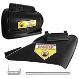 AOIT MTD Craftsman Lawn Mower Discharge Chute & Mulching Plug Kit 731-07131 Side Chute, 987-02516A Hinged Plug | Fits TB110 TB130 TB230 Models