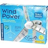 Thames & Kosmos Wind Power V5.0 STEM Experiment Kit, Build a 3ft-Tall Model Wind Turbine & Explore Clean, Renewable Energy, Optimized for Use Outdoors & Indoors, Experiments & Discovery for Ages 8+