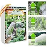 Garden Pest Barrier Netting, Insect Barrier Thickened Mesh Net Plant Covers 10x10Ft Ultra Fine Protection Netting for Vegetable Fruits Crops Row Cover Strawberry Raised Bed Bugs Out Screen Net