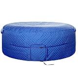 71''x27'' Round Insulated Inflatable Hot Tub Thermal Cover with Zipper