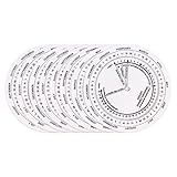 8Pcs Pregnancy Wheel Badge Card, Pregnancy Wheel Due Date Calculator for Doctors Midwives Nurses Pregnant Patients