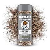 Dan-O's Preem-O Seasoning, 2.5 oz Bottle, Meat Seasoning for Steak, Ribs, Chicken, Brisket and More, Sugar Free, Zero Calorie, Use this Spice Blend to Craft a Marinade, Dry Rub or Sauce