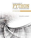 Fundamentals of Python: First Programs