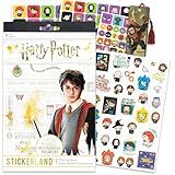 Harry Potter Party Favors Stickers Bundle ~ 400+ Harry Potter Stickers Featuring Harry, Ron, Hermione and More (Harry Potter Party Supplies)