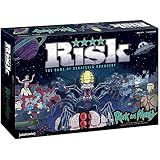 Risk Rick and Morty Risk Game | Based on The Popular Adult Swim TV Show Rick & Morty | Official Rick and Morty Merchandise | Classic Risk Board Game Themed for Rick Morty Series