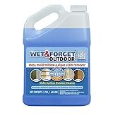 Wet & Forget Moss, Mold, Mildew, & Algae Stain Remover Multi-Surface Outdoor Cleaner Concentrate, Original, 128 Fluid Ounces
