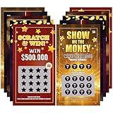 STOYKİS Prank Lottery Tickets and Scratch Off Cards 10 Tickets - Winning $500K - Look Real Joke for April Fools
