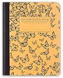 Decomposition Monarch Migration College Ruled Composition Notebook - 9.75 x 7.5 Journal with 160 Lined Pages - Cute Notebooks for School Supplies, Home & Office - 100% Recycled Paper - Made in USA