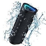 Vanzon Bluetooth Speakers, V40 Wireless Portable Bluetooth Speaker with TWS Dual Pairing, 24W Stereo Sound and 24H Playtime, IPX7 Waterproof Bluetooth Speaker for Home and Outdoor