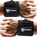 Wrist Wraps for Weightlifting & Powerlifting (18") - Premium Quality Wrist Straps for Weight lifting with Thumb Loop - Best Gym Wrist Wraps for Bench Press, Dip, Triceps & Curls for Men and Women