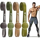 LEEKEY Resistance Bands, Exercise Bands with Handles,Pull Up Assist Bands - Band Set with Door Anchor - Bands for Working Out,Band for Men and Women Fitness Training,Home Workouts
