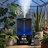 Coospider 5L Humidifier for Indoor Plants, Top Fill Humidifier for Grow Tent, Cool Mist Humidifiers with Timer & Humidity Control, Quiet Fogger for Plants, Mushroom, Greenhouse, Terrarium, Bedroom