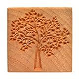 MKM Pottery Tools Large Square Decorative Stamp for Pottery, Clay, Ceramics (Ssl-051 Apple Tree)