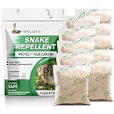 XLCKODY Snake Repellent Outdoor, Snake Repellent for Yard Powerful, Snake Repellant Pet Safe, Keep Snakes Away, Snake Repellant Indoor, Snake Deterrent Outdoor-10P