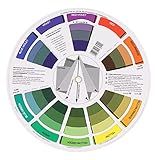 Ktsxxops Pocket Color Wheel Chart, Double Sided Color Wheels for The Artists, 5.5 inch Color Analysis Draping Kit Showing Color Mixing Effects, Lightweight Paper Wheel for Artists (Small)