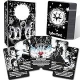 sishui 78 Lythra Tarot Card Set, Tarot Oracle Cards for Beginners, Spiritual Tools for Intuition, Emotional Insight and Inner Wisdom, Suitable for Beginners and Advanced Readers