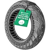 MOOVMOOV Solid Tire 10x2.5 for Ninebot G30 Max E-Scooter - Replaces Tubeless Tire 60/70-6.5 - Solid 10 inch Anti-Puncture Tire - Video Tutorial Included