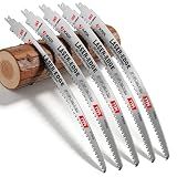 KATA 15 Inch Pruning Reciprocating Saw Blades, 7 TPI for Branches, 5 Pack