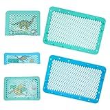 RMERVE Silicone Dishwasher Basket for Baby Items Dishwasher Bag for Small Items Dishwasher Bottle Parts Basket Bottle Nipples Baby Dishwasher Breast Pump Accessories Pacifier Toy Parts (Blue, Green)