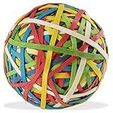 ACCO Rubber Band Ball, 270 Bands per Ball, Assorted Colors (A7072153)