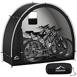 Azaeahom Bike Storage Shed Tent, Waterproof Outdoor Storage Shed for Bicycle, Easy Setup, Portable Storage Tent for Motorcycle,Garden Tools,Lawn Mower