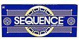 Sequence Luxury Edition - Stunning Set with Deluxe, Cushioned, Roll-Flat Game Mat - Amazon Exclusive by Goliath , Blue, 2-12 players