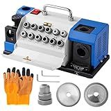 𝟮𝟬𝟮𝟱 🅽🅴🆆 𝐔𝐩𝐠𝐫𝐚𝐝𝐞 Drill Bit Sharpener, 2-13mm Drill Bits Grinding Machine MR-13B, 90° to 140° Point Angle Adjustable Portable Drill Bit Re-Sharpener with 12 Collets, CBN & SDC Wheel
