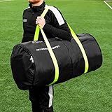 Soccer Net Carry Bag – Stores 2 Full Size Soccer Goal Nets – Side Pockets For Net Accessories