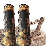 V-CHEETONG Snake Gaiters Anti-bite Snake Guards Lower Leg Armor Water Proof Comfortable Protection Gear for Hunting Hiking Outdoors Survival Kit Suitable for Men and Women (Classic Camouflage)