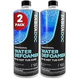 Hot Tub Defoamer - Spa Defoamer for Hot Tub Owners 32oz (2 Pack), Spa Anti Foam to Keep Foam Down, Hot Tub Chemicals Made in USA - AquaDoc
