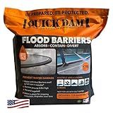 Quick Dam QD617-1 Flood Barriers, 1 Pack, Black