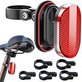 Upgraded Bike Mount for Samsung Smart Tag 2 & Moto Tag & for AirTag Holder Hidden - Waterproof Anti-Theft Bike Reflectors GPS Tracker Case with Screws & Tools, for Mountain Bikes/Scooter/E-Bicycle