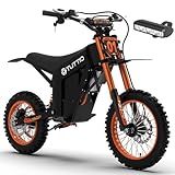 Tuttio Electric Dirt Bike Teens Adults Electric Bike 48V 21AH Removable Battery with Hydraulic Brakes (21AH Dirt Bike)