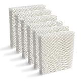 Lemige 6 Pack Humidifier Wicking HFT600 Filters T Compatible with Honeywell Tower Humidifier HEV615 HEV620, Compare to Part HFT600T HFT600PDQ