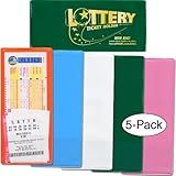 StoreSMART - Lotto Ticket Holders 5-Pack - Plastic - Jelly Bean Collection (LTJEL)