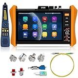 Optical Fiber Tester, WANLUTECH 1310/1550nm 8 inches Touchscreen OTDR Tester Built-in VFL OPM LS Event Map OLT (Optical Loss test) Functions SFP Test RJ45 Cable Tester Digital Multimeter Network Tools