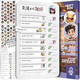 HIPPOTALE Chores Chart for Kids - Daily Routine Chart for Kids with Checklist & Stickers, Magnetic Kids Chore Chart - Chore Board Visual Schedule for Kids with Autism & Best ADHD Tools for Kids