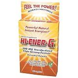 Windmill Consumer Products Hi-Ener-G - Extended Release Triple Ginseng Formula - 500 MG (20 Caplets)