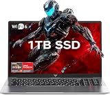 KAIGERR Gaming Laptop, 1TB NVMe SSD 16GB RAM Laptop Computer with AMD Ryzen 7 5825U(8C/16T, Up to 4.5GHz), 15.6inch Windows 11 Laptop, Radeon RX Vega 8 Graphics,WiFi 6 for Creative & Business