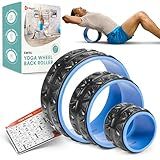 Lifepro Yoga Wheel Set for Shoulder & Neck Pain Relief, Back Alignment & Stretching, Roller for Popping, Cracking, and Stretching, Exercise Roller for Pain Relief and Flexibility