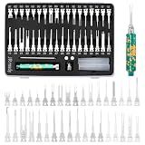 JRready 36PCS Depinning Tool Kit 1 Metal Handle for Electrical Connectors