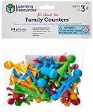 Learning Resources Family Counters Smart Pack, Tactile Learning, Counting & Sorting Toy, 24 Counters, Ages 3+