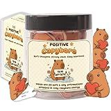 Miarita Positive Capybara Jar - 60 Positive Affirmation Cards For Women, Girls, Cards to Reduce Anxiety & Increase Relaxation, Capybara Gifts For Women, Kids, Teen Girl Gifts Trendy Stuff