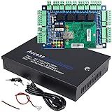 UHPPOTE Commercial Grade Four Door Security Access Control Panel Including Power Supply with Backup Battery Link